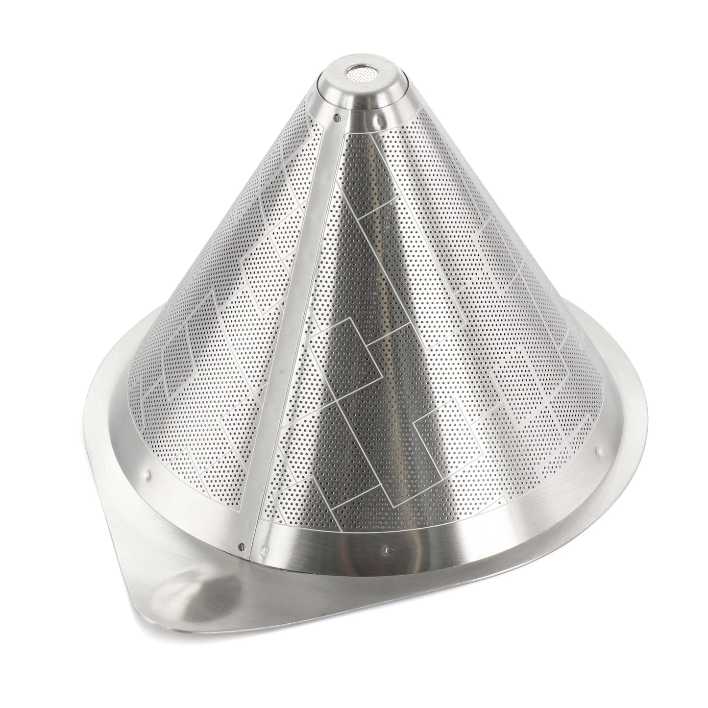 Verduzco 1 Liter Clear Glass Pour over Coffee Maker with Fine Mesh Filter