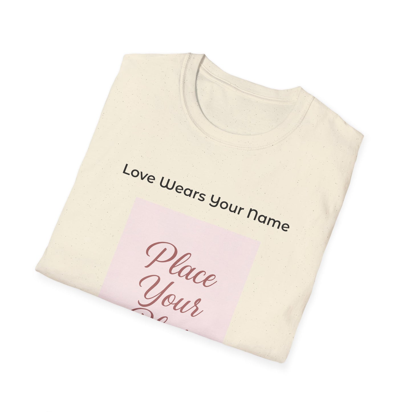 Love Wears Your Name™ This shirt carries more than a photo—it carries your heart.