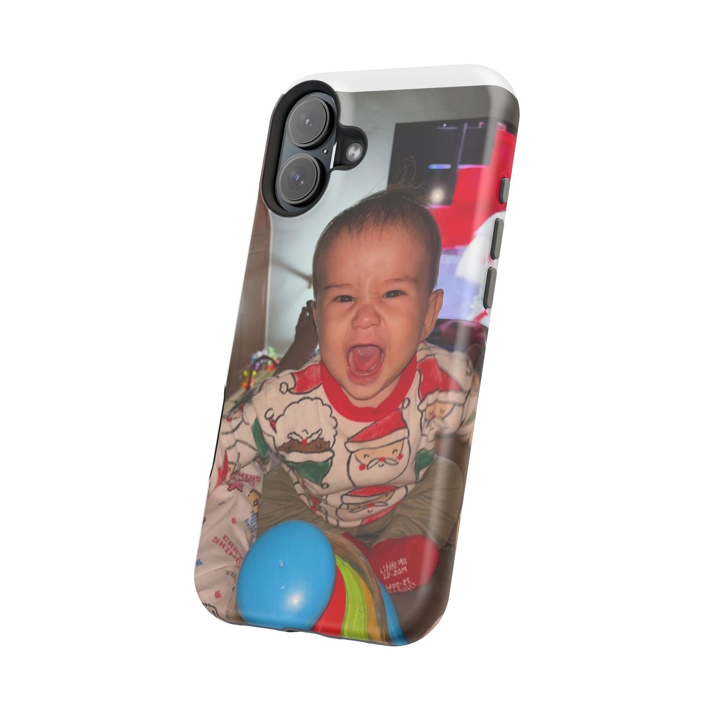 Personalized Magnetic iPhone Case - Custom Photo, Durable, Impact-Resistant, Fun Gift for Kids, Holidays, Family Memories