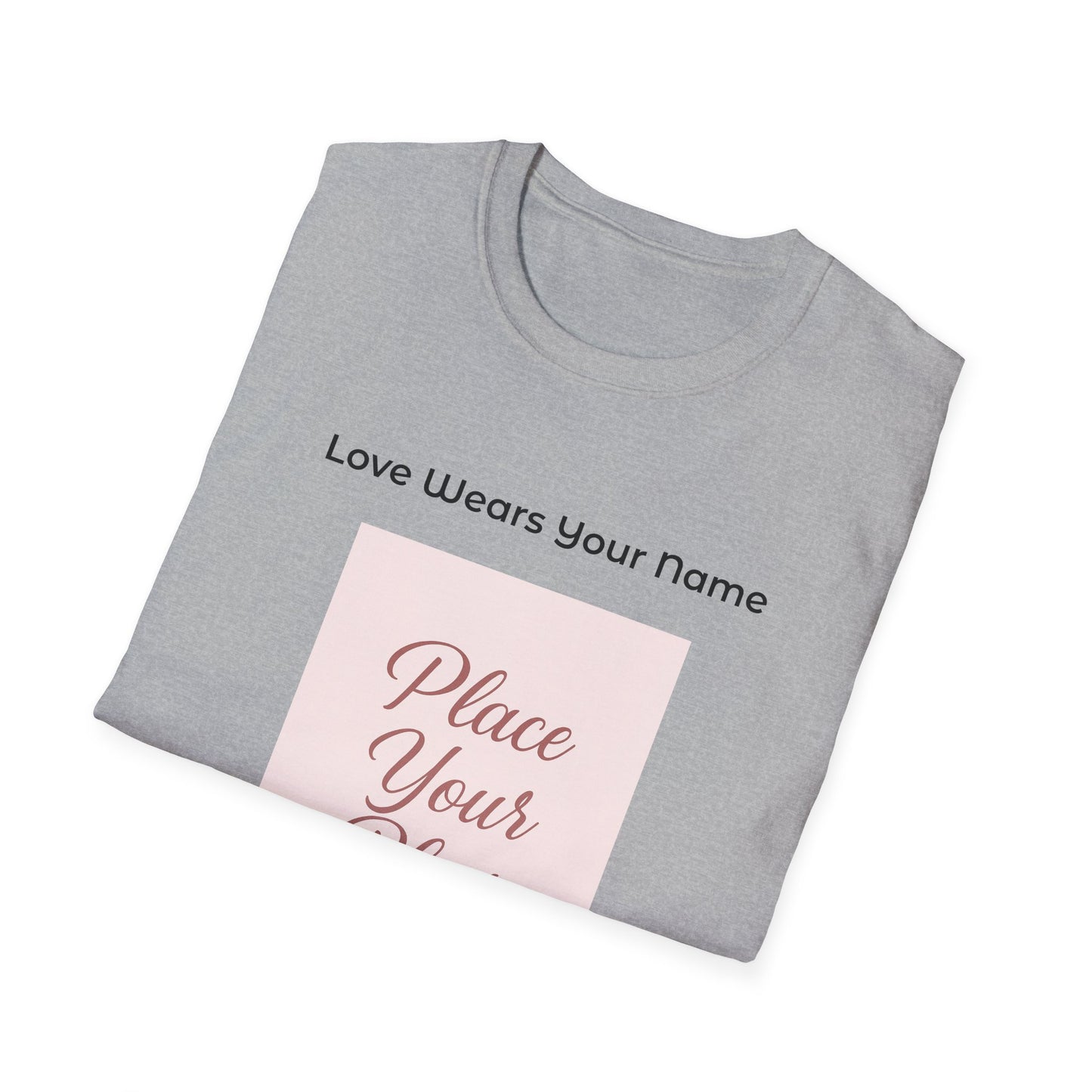 Love Wears Your Name™ This shirt carries more than a photo—it carries your heart.