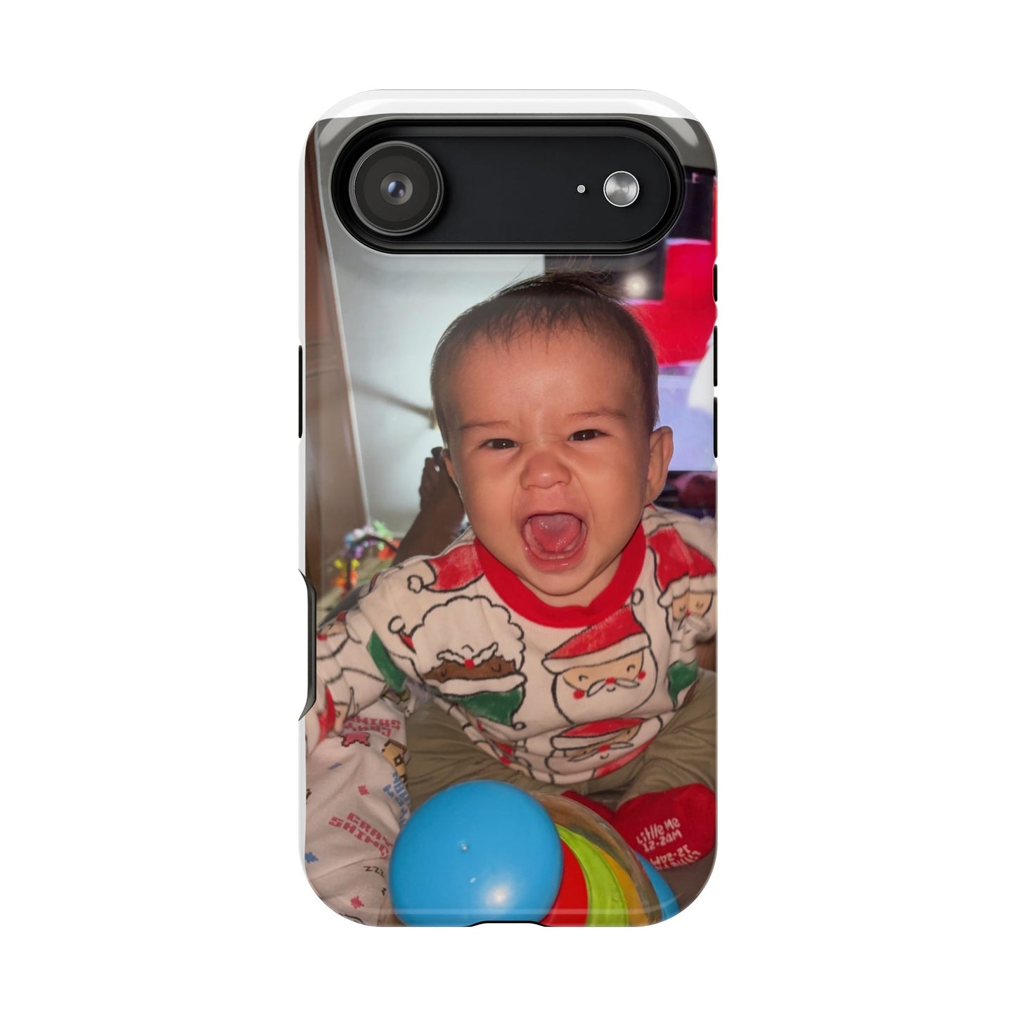 Personalized Magnetic iPhone Case - Custom Photo, Durable, Impact-Resistant, Fun Gift for Kids, Holidays, Family Memories