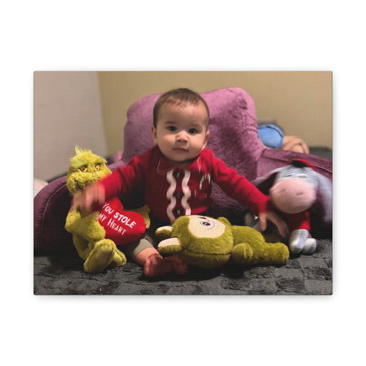 Cute Baby Canvas Wall Art, Children's Room Decor, Nursery Wall Art, Gift for New Parents, Playroom Decoration