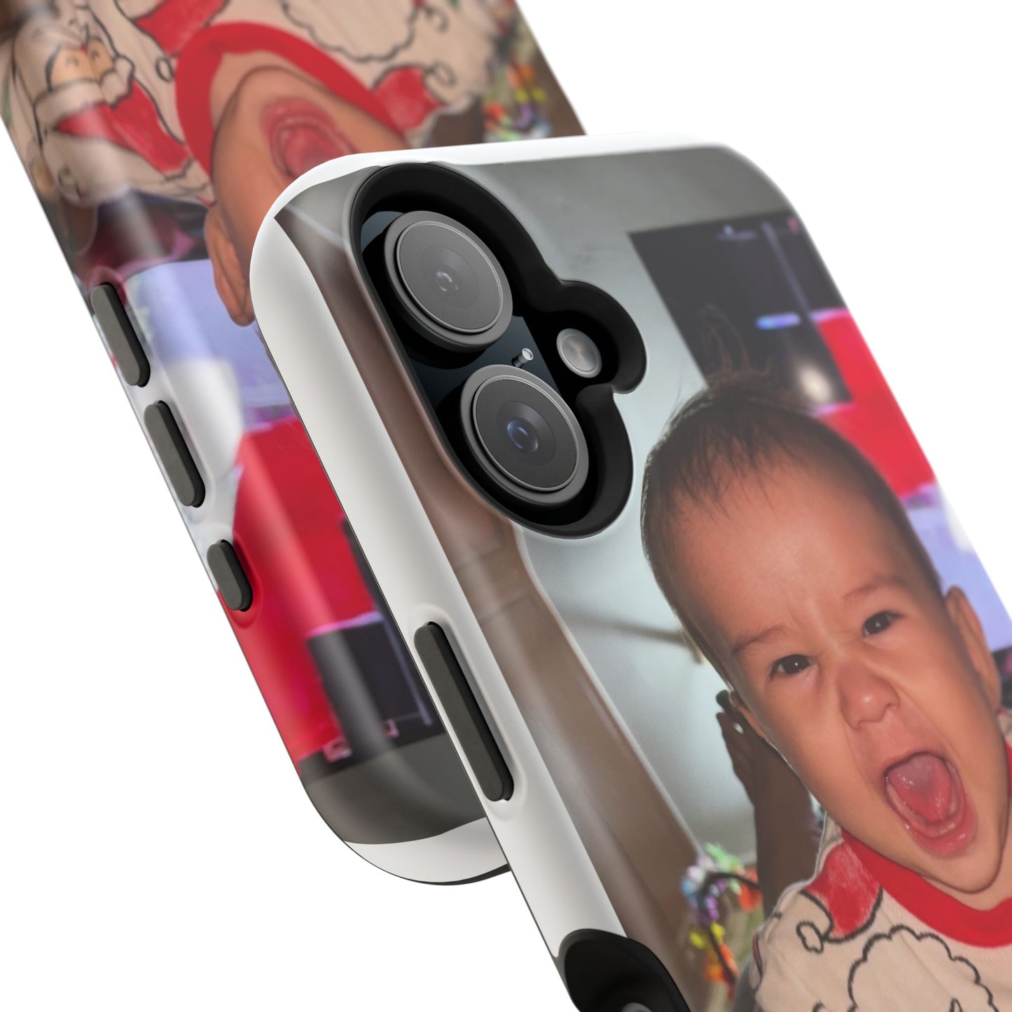 Personalized Magnetic iPhone Case - Custom Photo, Durable, Impact-Resistant, Fun Gift for Kids, Holidays, Family Memories