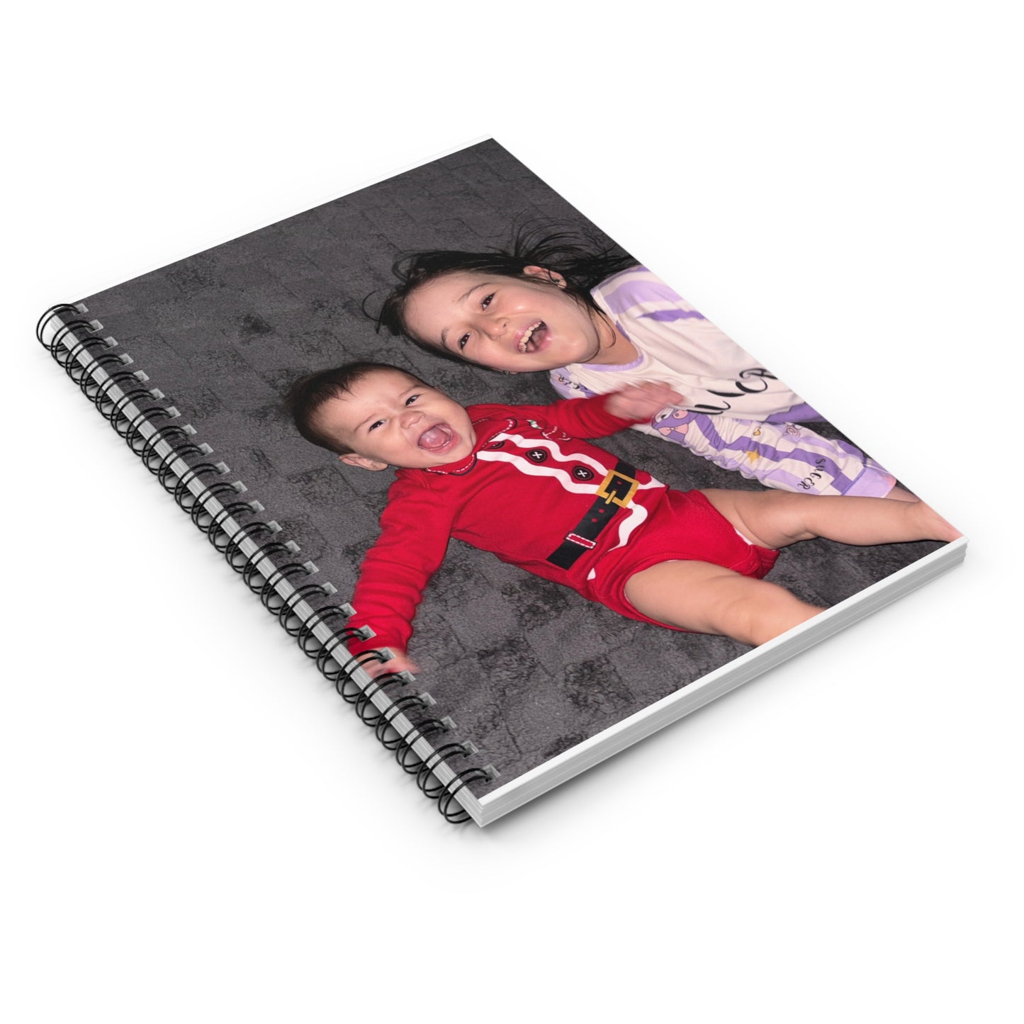 Festive Kids' Spiral Notebook - Perfect for Christmas Lists, Holiday Memories, Kids' Quotes, Gift for Parents, Holiday Journaling