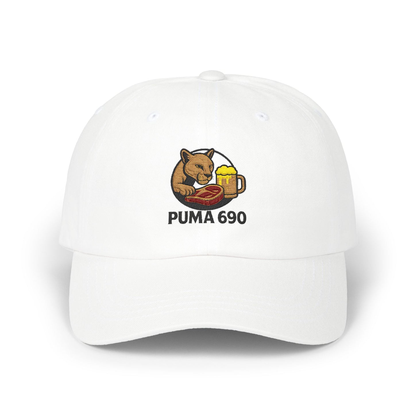 Embroidered Dad Cap with Cute Animal Design, Adjustable Baseball Hat for Outdoor Activities, Gifts for Men and Women, Summer Accessory