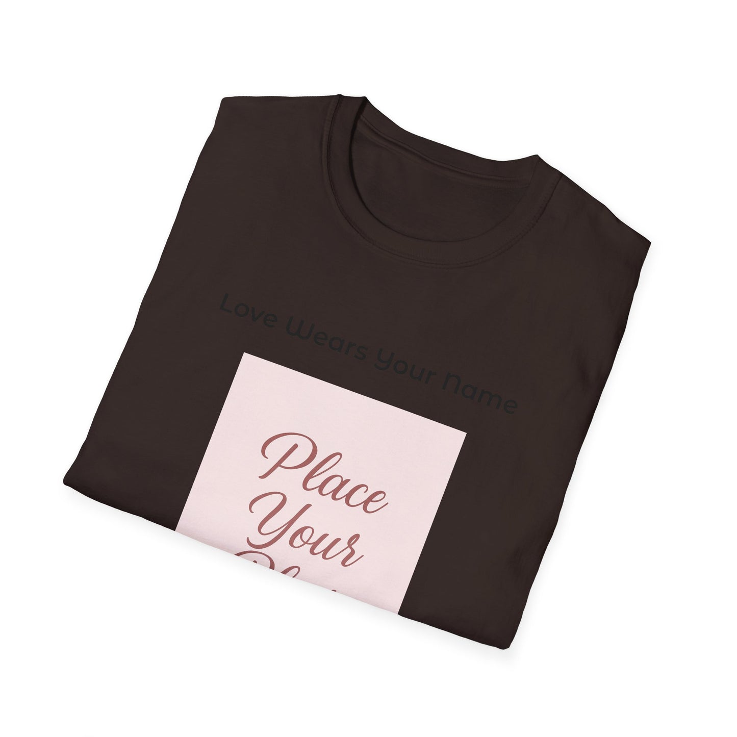 Love Wears Your Name™ This shirt carries more than a photo—it carries your heart.