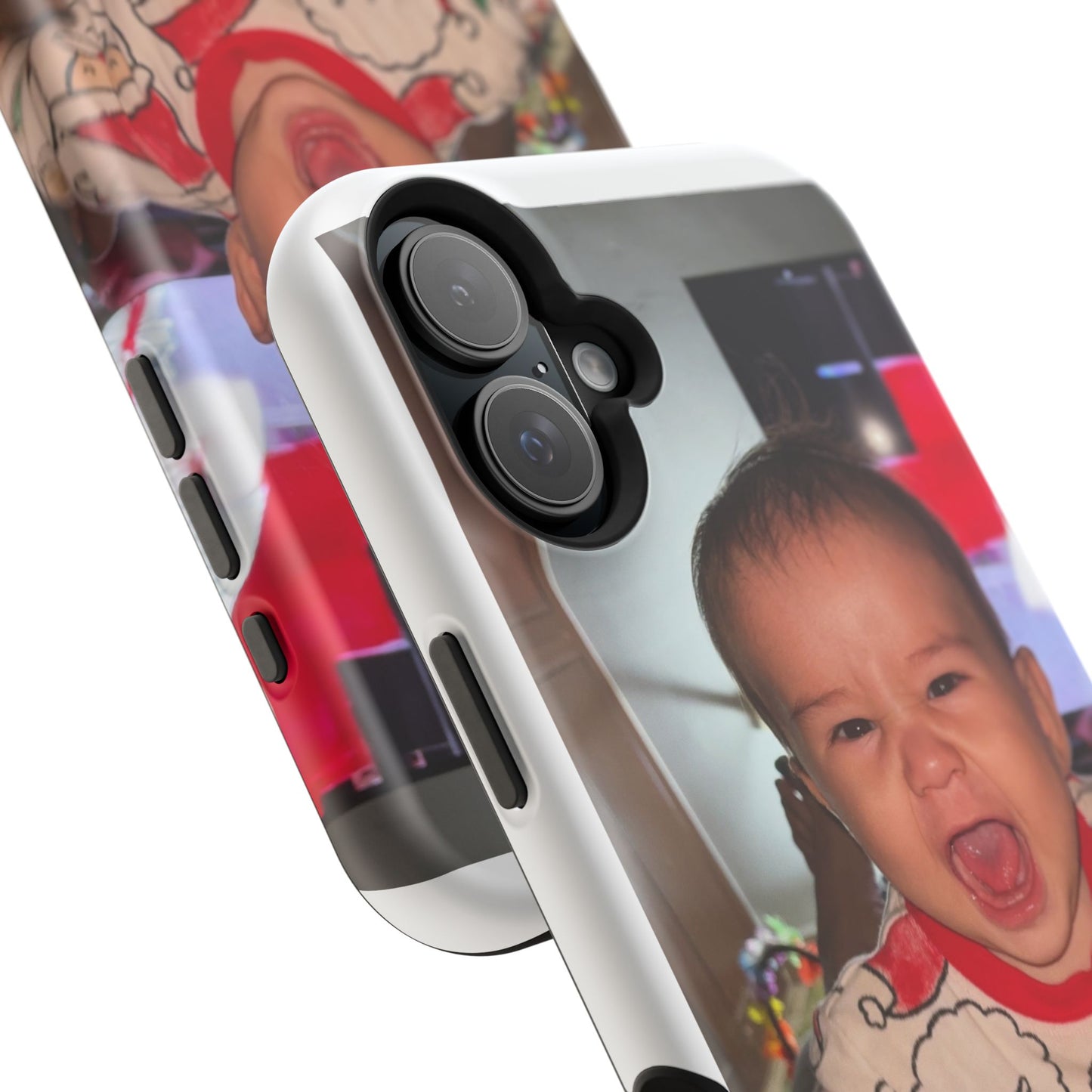 Personalized Magnetic iPhone Case - Custom Photo, Durable, Impact-Resistant, Fun Gift for Kids, Holidays, Family Memories