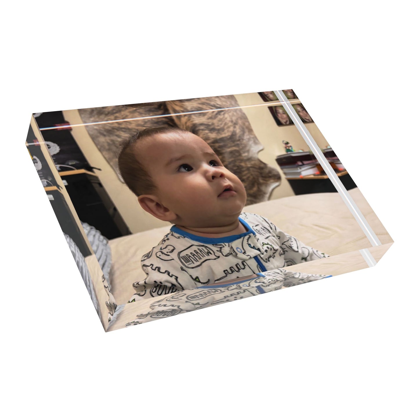 Personalized Photo Block, Custom Keepsake, Baby Shower Gift, Home Decor, Personalized Gift, Memorial Photo Display