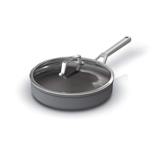 Ninja Cookware, Ninja NeverStick Professional, 16-Piece Pots and Pans Set, Non Stick Frying Pans, Kitchen Essentials, Stock Pot, Sauce Pan, Glass Lids, Saute Pan, All Stovetops, Black, C39900