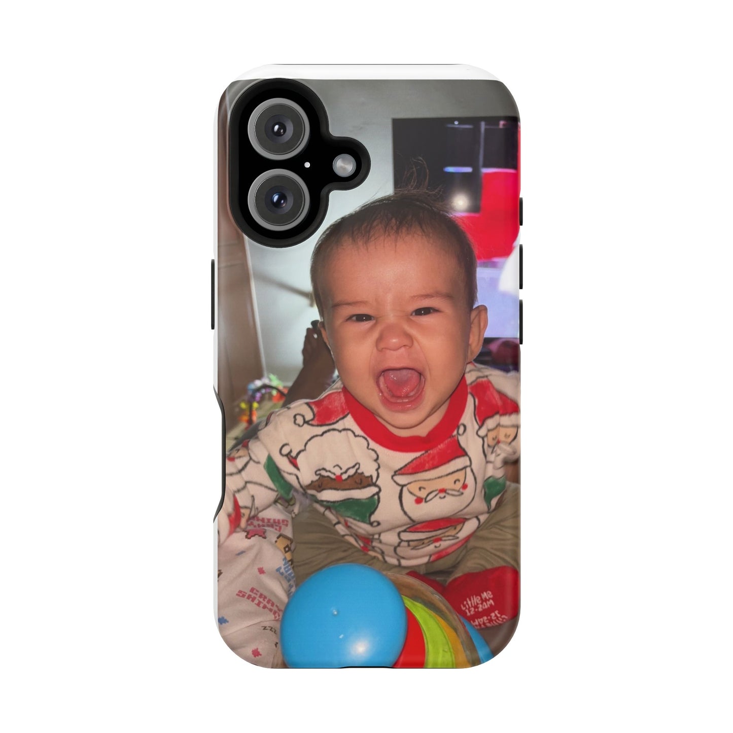 Personalized Magnetic iPhone Case - Custom Photo, Durable, Impact-Resistant, Fun Gift for Kids, Holidays, Family Memories