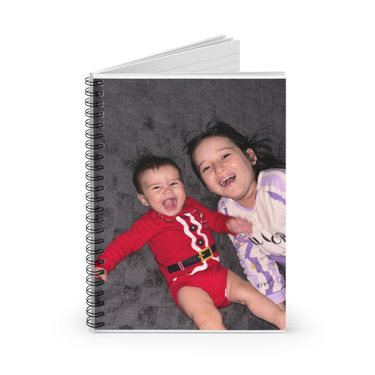 Festive Kids' Spiral Notebook - Perfect for Christmas Lists, Holiday Memories, Kids' Quotes, Gift for Parents, Holiday Journaling