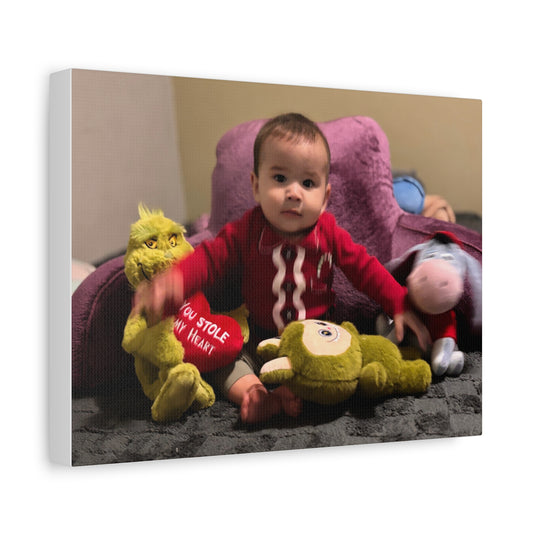 Cute Baby Canvas Wall Art, Children's Room Decor, Nursery Wall Art, Gift for New Parents, Playroom Decoration