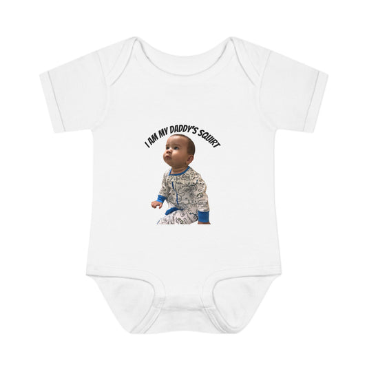 Cute Baby Bodysuit - "I Am My Daddy's Squirt!" | Infant Clothing, Baby Shower Gift, New Parent Gift, Funny Baby Outfit, Cute Baby Wear