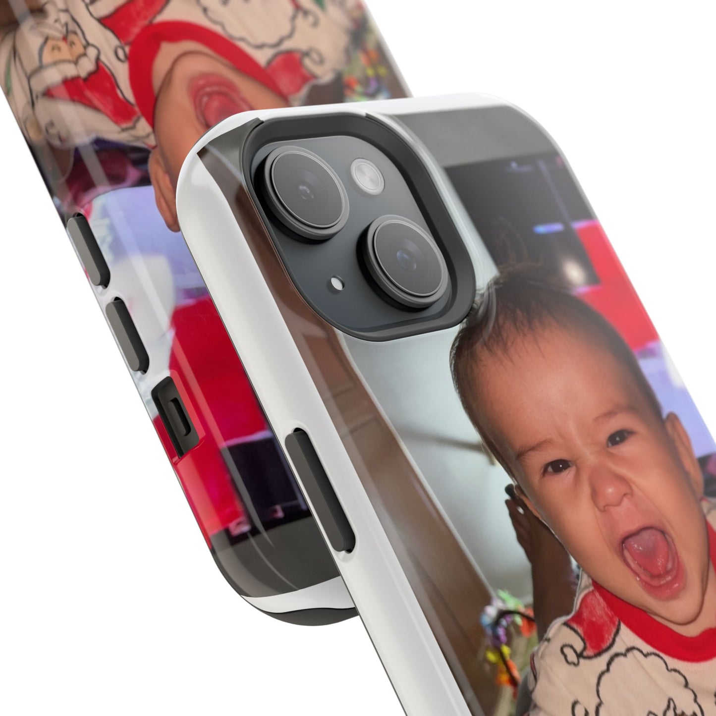 Personalized Magnetic iPhone Case - Custom Photo, Durable, Impact-Resistant, Fun Gift for Kids, Holidays, Family Memories