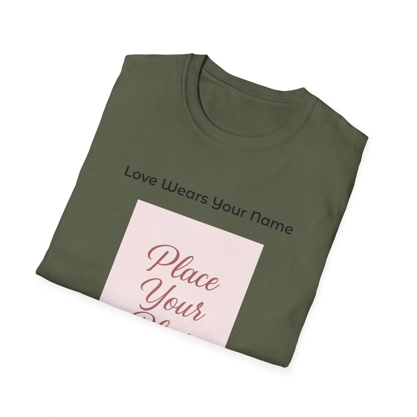 Love Wears Your Name™ This shirt carries more than a photo—it carries your heart.