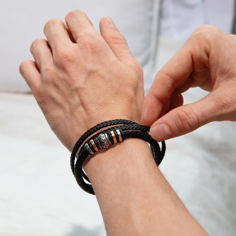 - Always Yours™ – Personalized Vegan Leather Bracelet. A subtle, powerful reminder of lasting love.