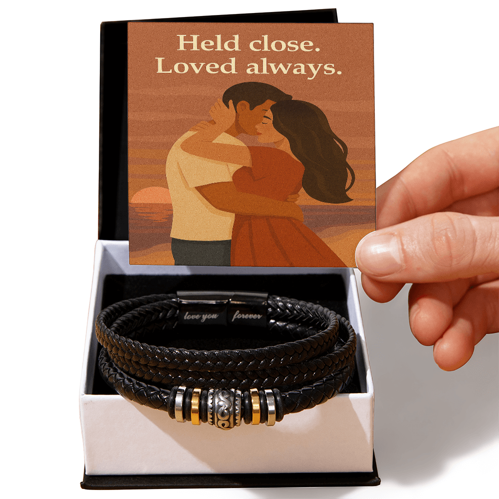 - Always Yours™ – Personalized Vegan Leather Bracelet. A subtle, powerful reminder of lasting love.