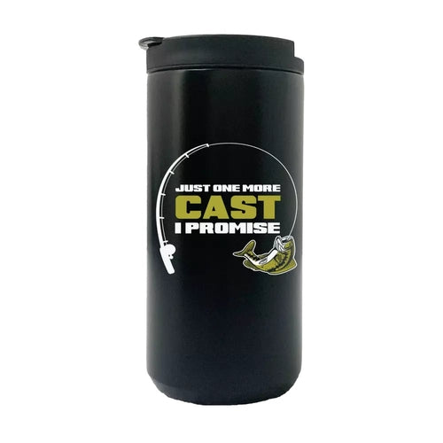 Just One More Cast, I promise 14oz Insulated Coffee Tumbler