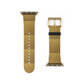 Stylish Gold Carbon Fiber Watch Band