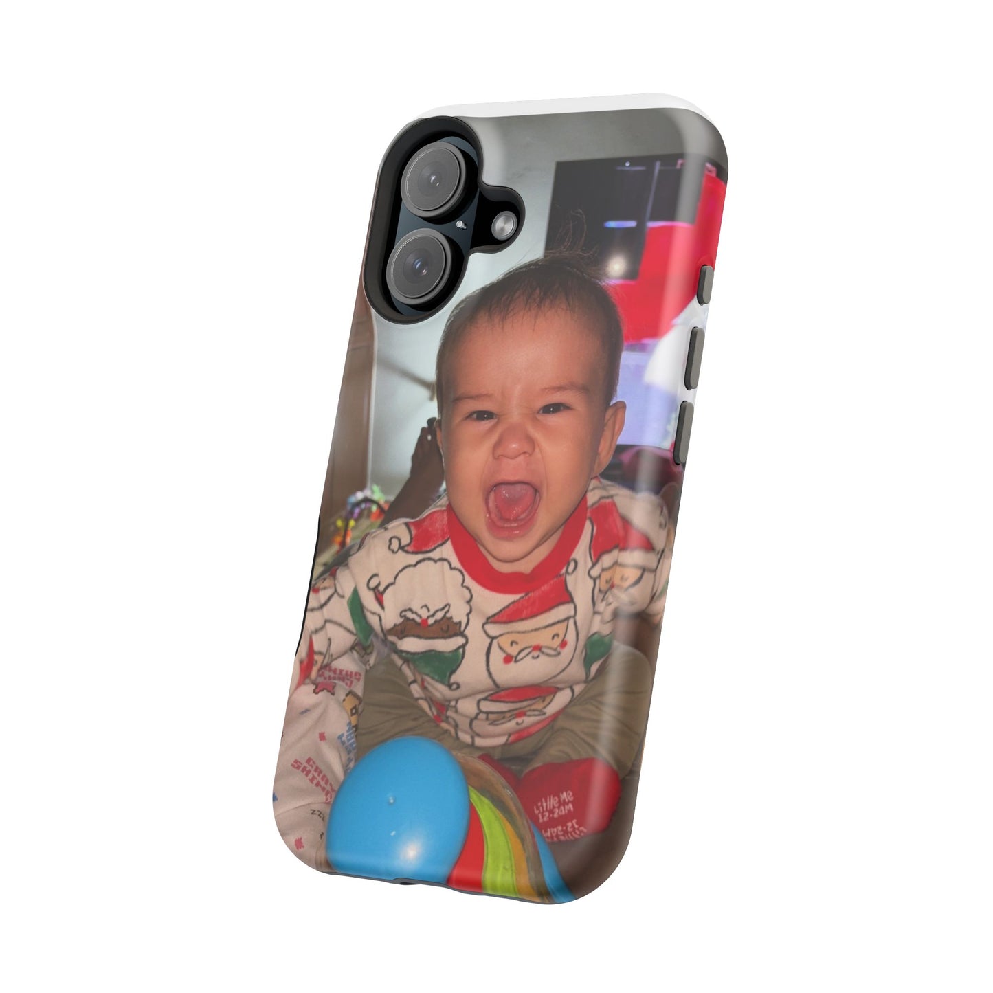 Personalized Magnetic iPhone Case - Custom Photo, Durable, Impact-Resistant, Fun Gift for Kids, Holidays, Family Memories