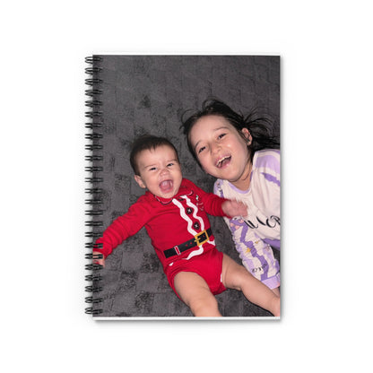 Festive Kids' Spiral Notebook - Perfect for Christmas Lists, Holiday Memories, Kids' Quotes, Gift for Parents, Holiday Journaling