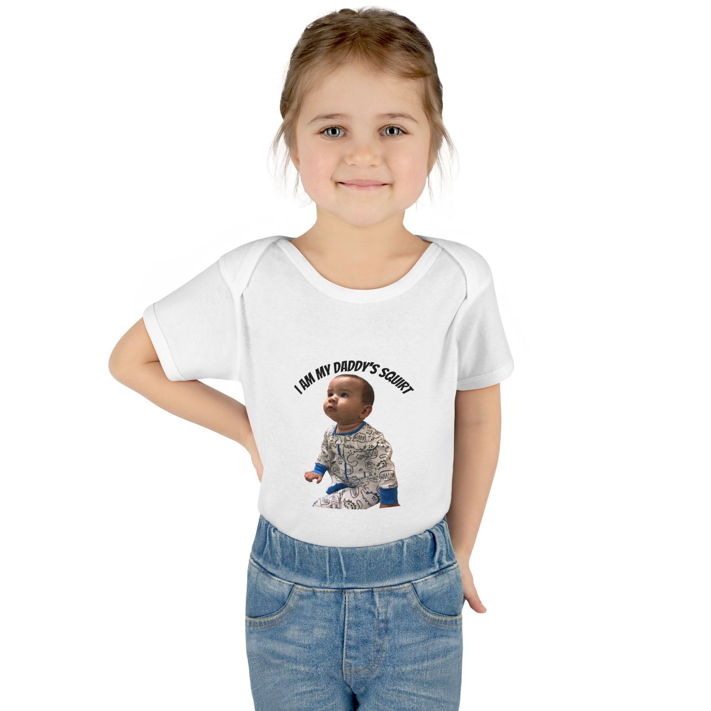 Cute Baby Bodysuit - "I Am My Daddy's Squirt!" | Infant Clothing, Baby Shower Gift, New Parent Gift, Funny Baby Outfit, Cute Baby Wear