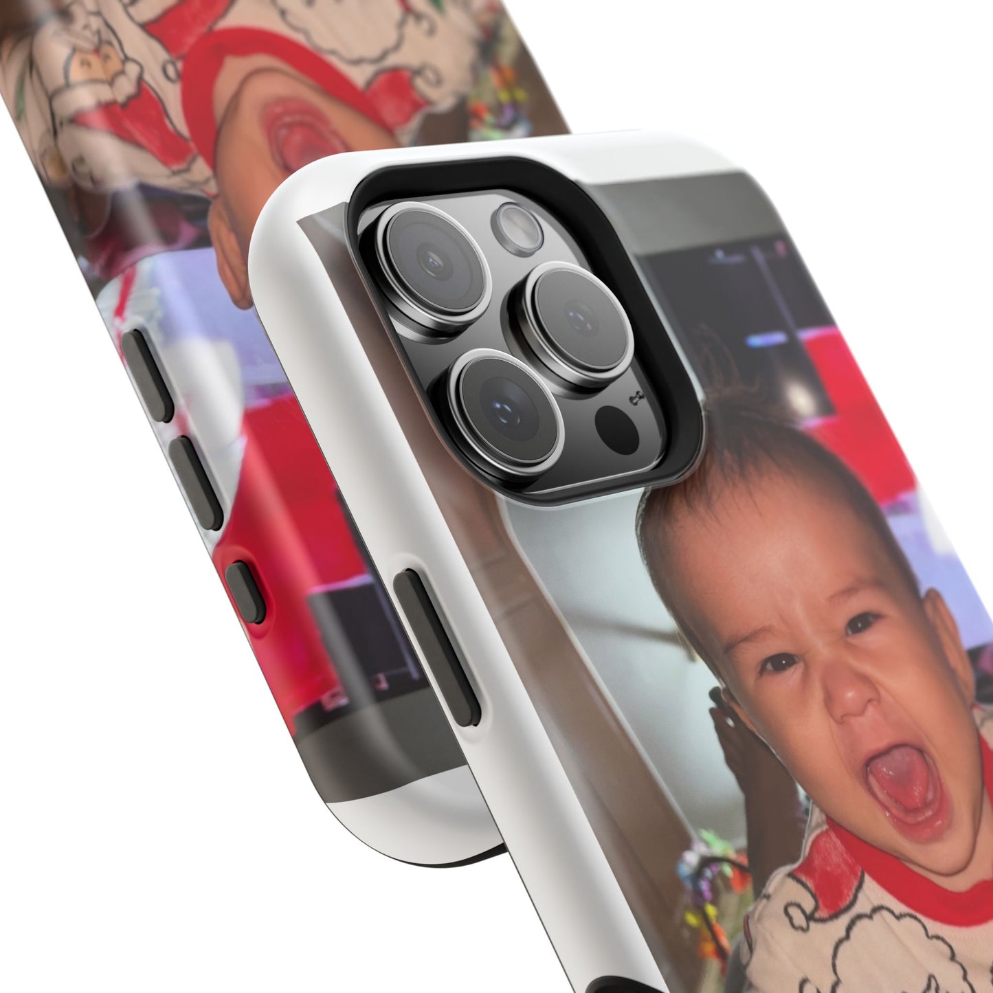 Personalized Magnetic iPhone Case - Custom Photo, Durable, Impact-Resistant, Fun Gift for Kids, Holidays, Family Memories