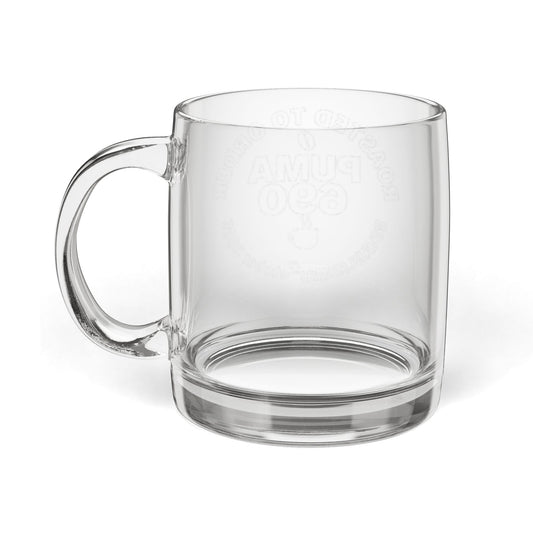 Glass Coffee Mug, 12.25oz (Engraving)