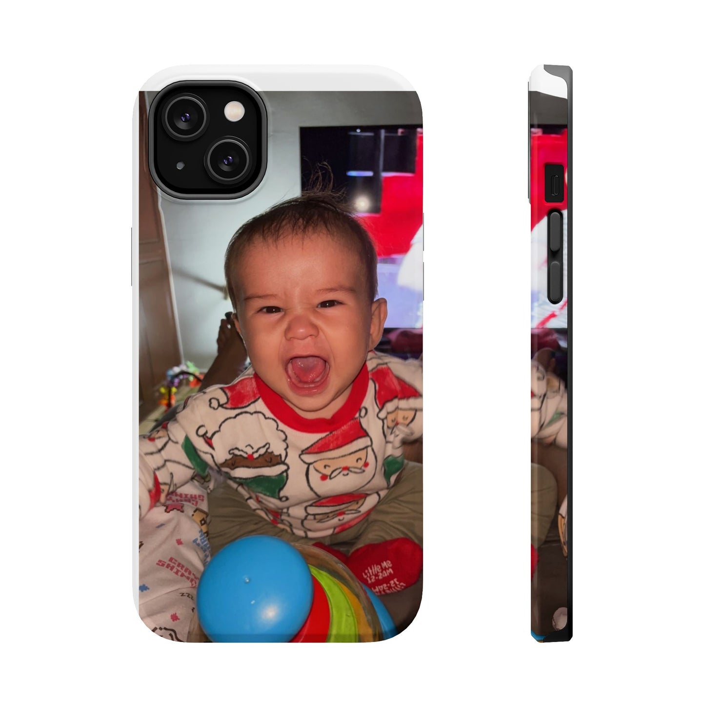 Personalized Magnetic iPhone Case - Custom Photo, Durable, Impact-Resistant, Fun Gift for Kids, Holidays, Family Memories