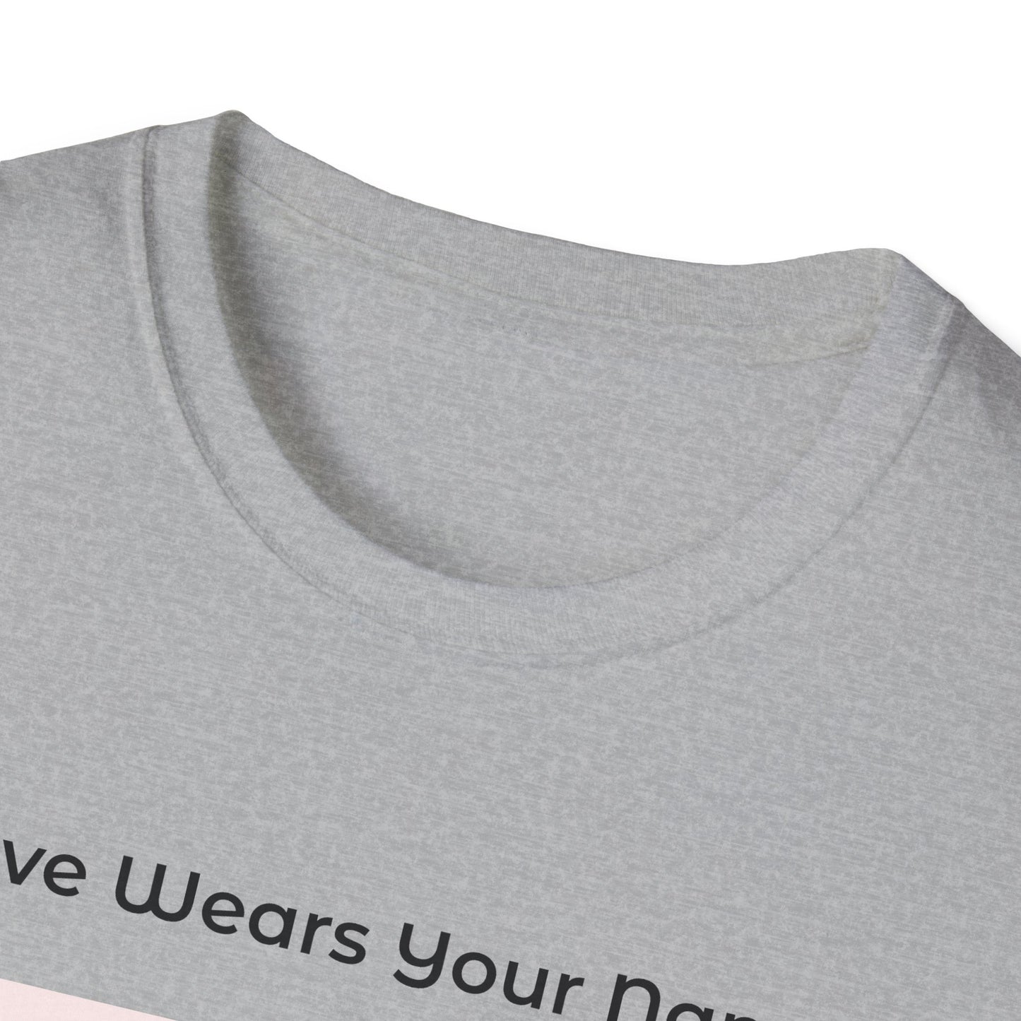 Love Wears Your Name™ This shirt carries more than a photo—it carries your heart.