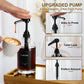 Coffee Syrup Dispenser for Coffee Bar, Glass Syrup Dispenser with 1/4Oz Large Capacity Pump, Coffee Syrup Pump Dispenser Bottle