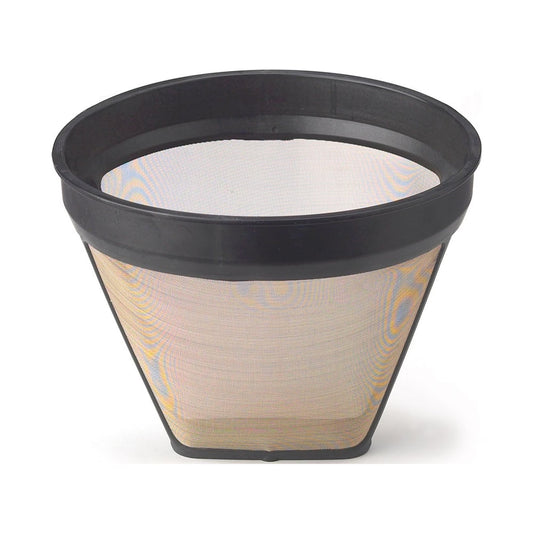 Gold Mesh Permanent Coffee Filter, Number 2-Size Filter, Brews 2 to 6-Cups