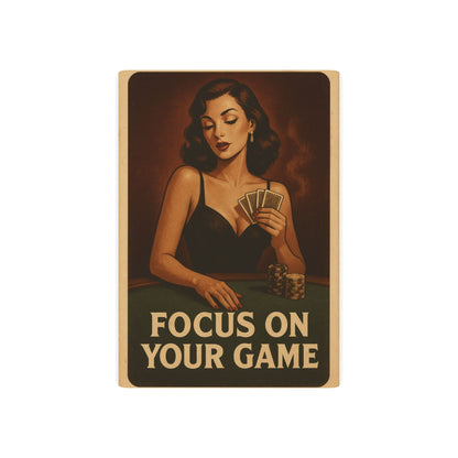 Focus on Your Game Design - Vintage Poker Playing Cards -