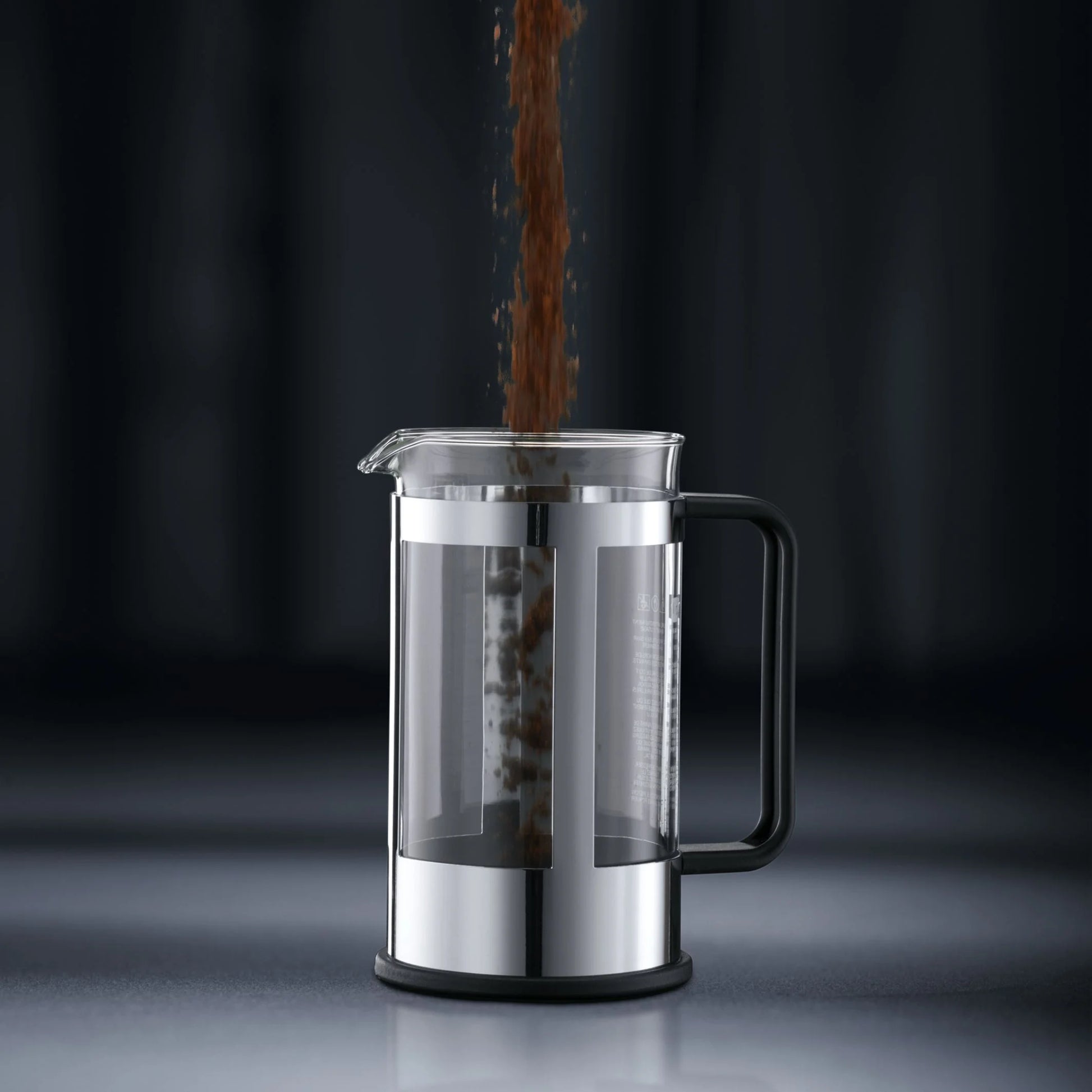 17 Oz Kenya French Press Coffeemaker, Stainless Steel, New