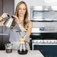 Coffee Dripper Slow Drip Paperless Coffee Filter, Double Mesh Stainless Steel