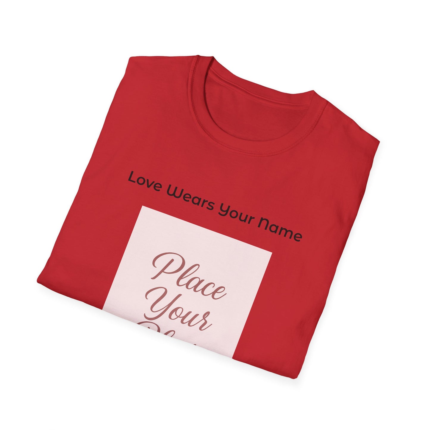 Love Wears Your Name™ This shirt carries more than a photo—it carries your heart.
