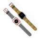 Stylish Gold Carbon Fiber Watch Band