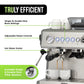 All-In-One Espresso Maker with Grinder & Steam Wand - Premium Espresso Machine with Built-In Coffee Grinder - 15 Bar Pressure Pump - Adjustable Steam Controls & Cup Warmer