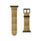 Stylish Gold Carbon Fiber Watch Band