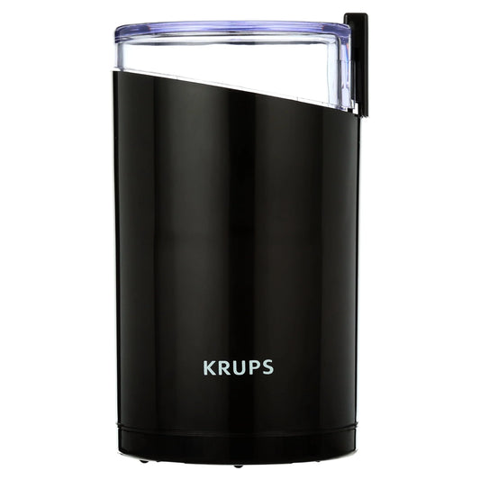 Fast Touch Electric Coffee and Spice Grinder with Stainless Steel Blades, Black