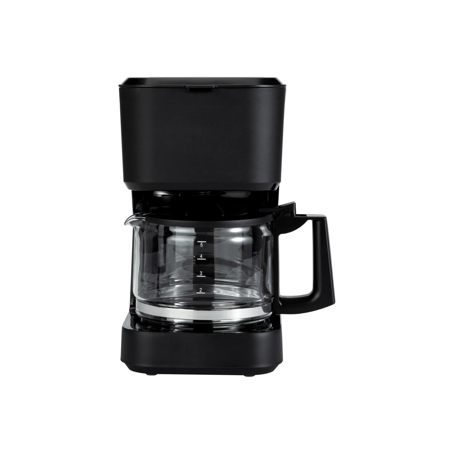 Amazon Basics Programmable 12 Cup Drip Coffee Maker, Coffee Machine with Glass Coffee Pot (1.9 Qt), Auto Shut-off, Touch Screen, Auto Pause, Removable Filter Basket, Black & Silver