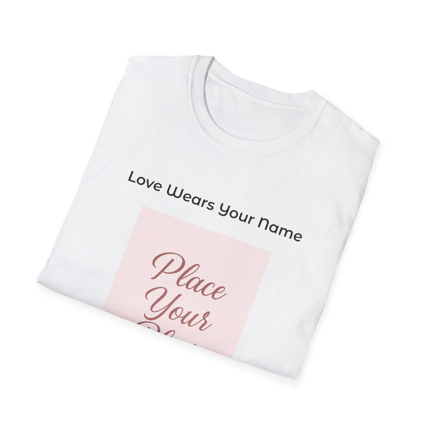Love Wears Your Name™ This shirt carries more than a photo—it carries your heart.