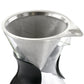 Verduzco 1 Liter Clear Glass Pour over Coffee Maker with Fine Mesh Filter