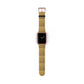 Stylish Gold Carbon Fiber Watch Band