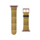 Stylish Gold Carbon Fiber Watch Band