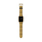 Stylish Gold Carbon Fiber Watch Band