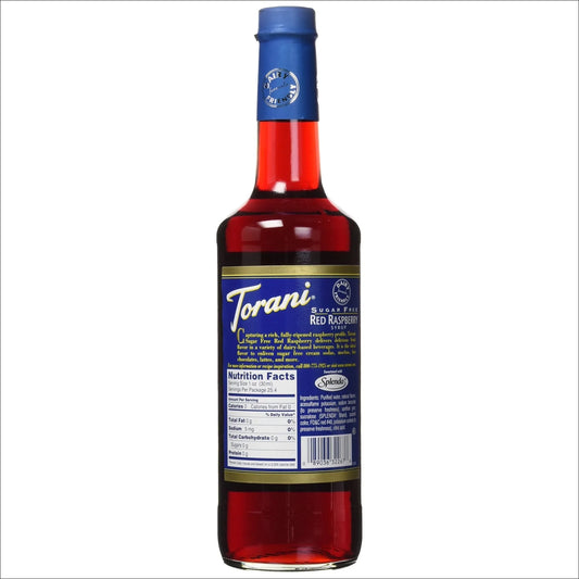 Sugar-Free Raspberry Syrup, 750 Ml Glass Bottle