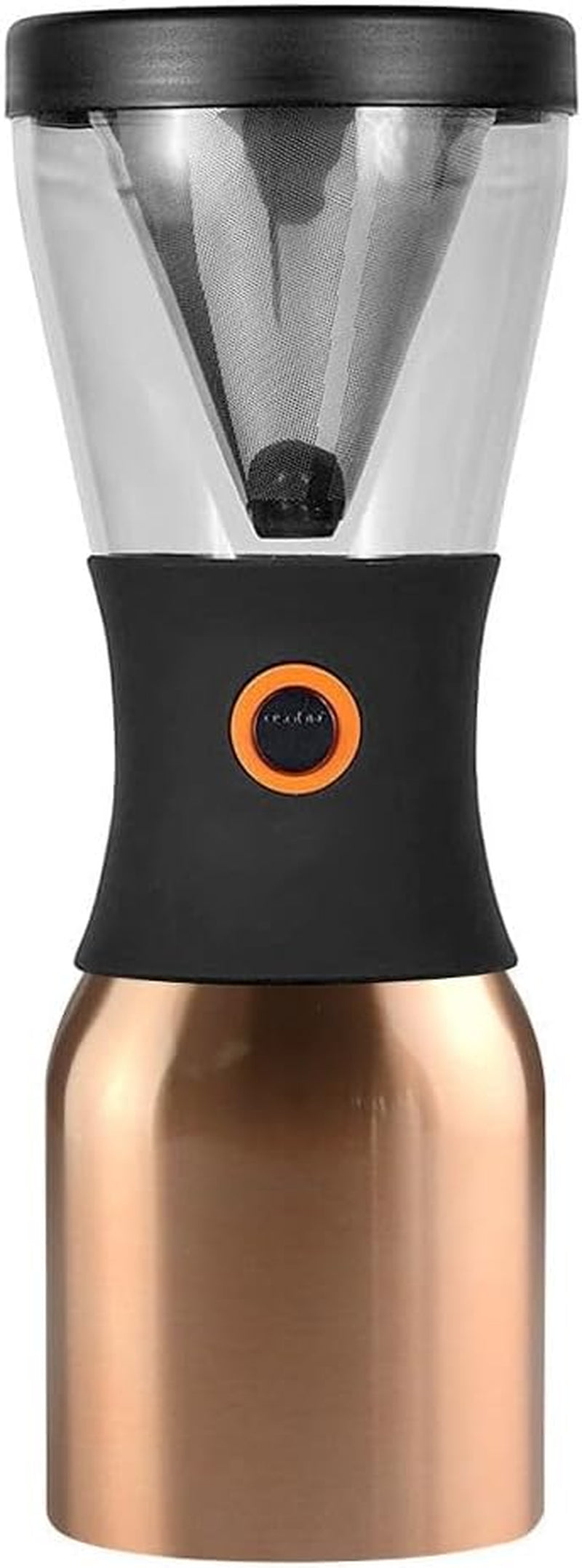 Cold Brew Coffee Maker, Award-Winning 40Oz Insulated Cold Brew Brewer with Portable Stainless Steel Carafe – No.1 Europe Coffee Fest Winner, Leakproof, Bpa-Free, Keeps Cold 24H
