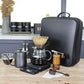 Pour over Coffee Maker Set, Coffee Kettle Scale, Pour over Coffee Dripper, Bean Grinder, Glass Server, Drip Cup, Filter Paper, A