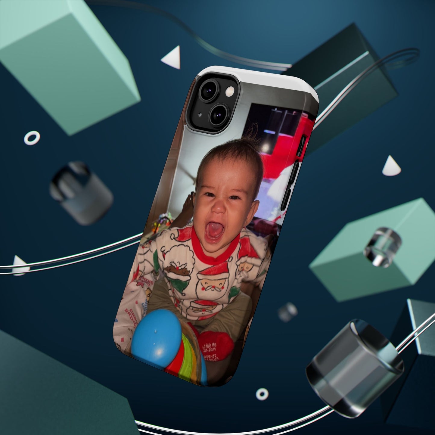 Personalized Magnetic iPhone Case - Custom Photo, Durable, Impact-Resistant, Fun Gift for Kids, Holidays, Family Memories